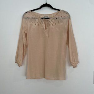 Banana Republic Sheer Blouse, Size PXS